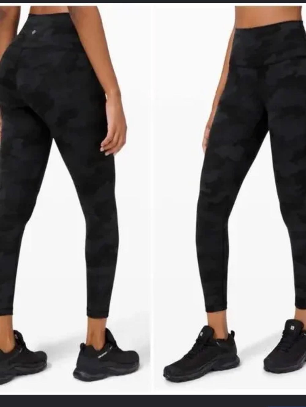 Lululemon Black Camo Align High-Rise Leggings Size 2